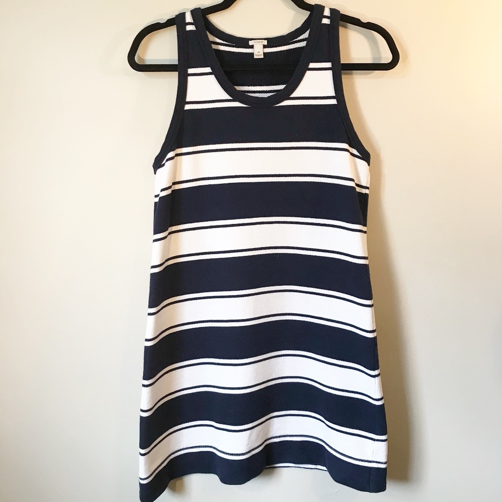 J.Crew Striped Terry Cloth Tank Dress- Sz XS